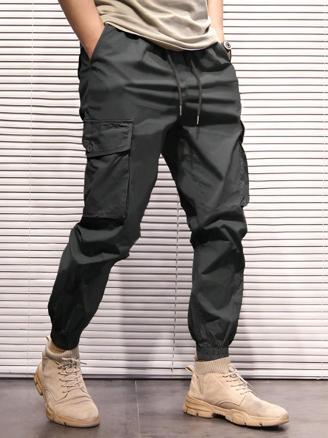 Adventure Fit Men's Drawstring Cargo Pants