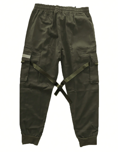 Stylish Utility Pocket Design Pants