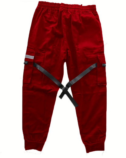 Stylish Utility Pocket Design Pants