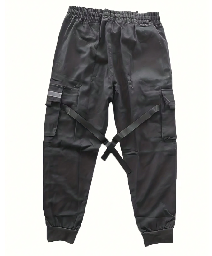 Stylish Utility Pocket Design Pants