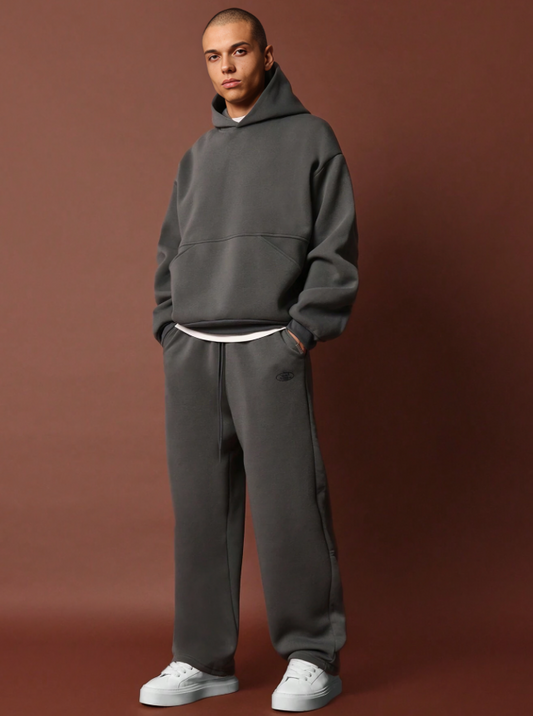 Ultimate Comfort 2-Piece Set – Overhead Hoodie & Drop Crotch Sweatpants