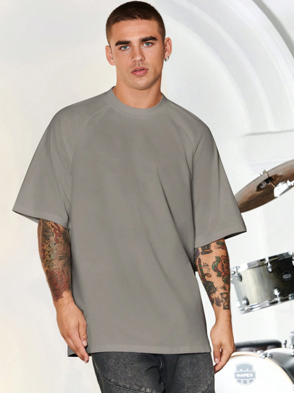 Manfinity Hypemode Men’s Solid Color Short Sleeve T-Shirt